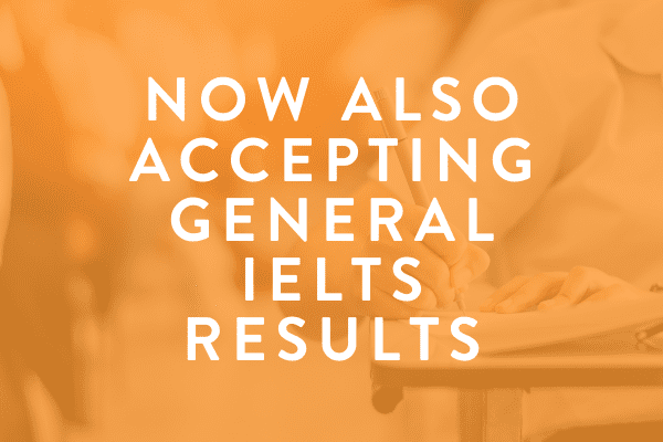 TAV College Now Accepts General IELTS Results