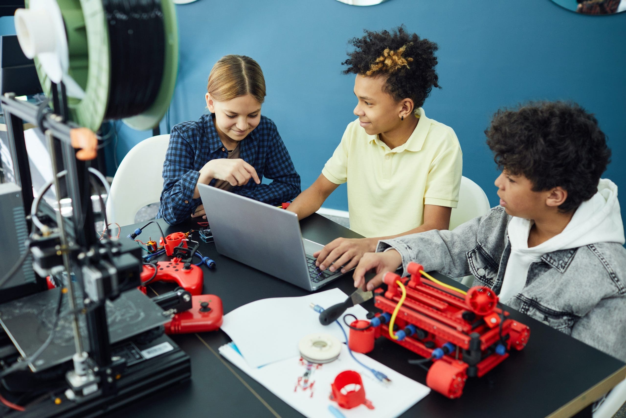 pexels-vanessa-loring-7869229 Children attending 3D printing summer camp